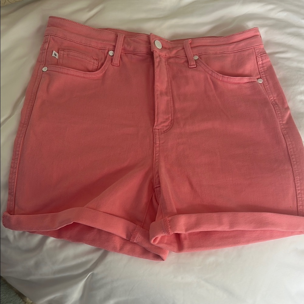 Women's Pink Denim Shorts
